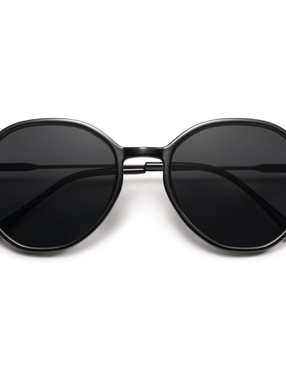 Trendy Designer Women’s Sunglasses - Full-Frame Hexagon Round with UV400 Lens